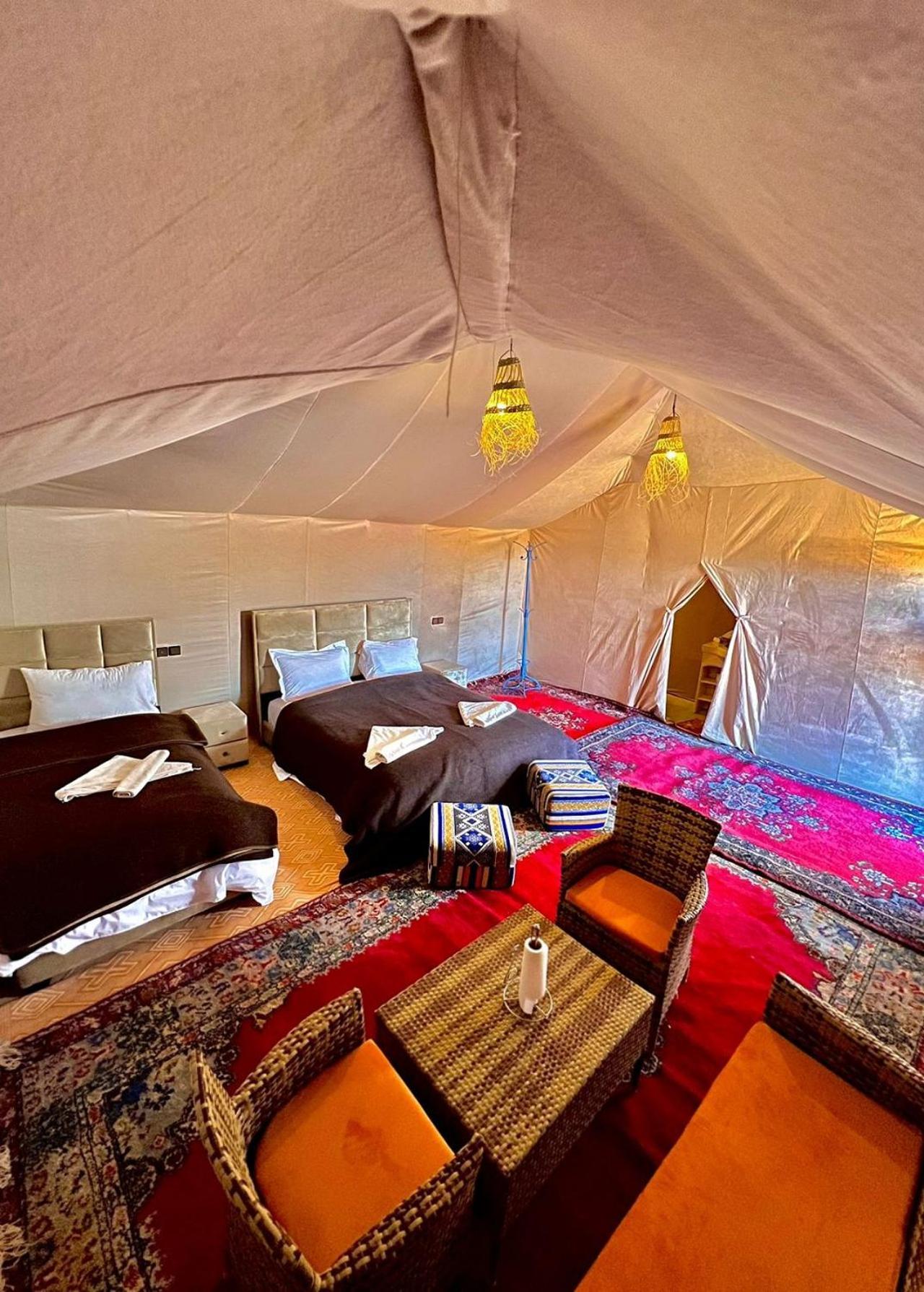 Desert Camp Camel & Sandboarding Merzouga Esterno foto